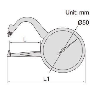 INSIZE IN-2862-101 เกจวัดความหนา